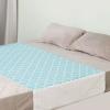OUTCREATOR Saddle Style Bed Pad with Tuck-in Sides, 34" x 76" Reusable Incontinence Underpad, Absorbent Waterproof Washable Quilted Tuckable Mattress Protector for Adults, Elderly, Kids, Pets (Green) view 1