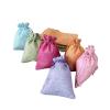 Autupy 30 Pack 5.5 x 3.9 Inch 6 Color Burlap Favor Bags Linen Drawstring Bags for Wedding Party Decorations view 1