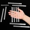 0.44lb Natural Selenite Wand, 6-6.5 inch Selenite Sticks, Total 9-12 Sticks, Selenite Pocket Energy Stone, Premium Hand-Sorted, Chakra, Healing, Good Luck, Positive Energy view 2