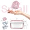 ARGOMAX Denture Case, Denture Cup for Soaking Dentures(Not Leak-Proof), Thorough Cleaning of Dentures, Retainer, Mouthguards, Clear Braces (Pink). view 3