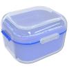 ARGOMAX Denture Bath Case with Strainer Basket - Professional Soaking Cup for Retainers, Mouthguards & Braces - Large Capacity Cleaning Box for Dental Appliances view 1
