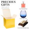 COTOPHER Small Gift Boxes 25 Pack 5x5x5 inches Gold Gift Boxes with Lids for Gifts, Crafting, Wedding Party Favor, Cupcake Boxes, Candy, Bridesmaids Proposal Box with Ribbons and Stickers view 2