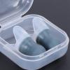 2Pcs Ear Plugs Waterproof Noise Reduction Silicone Protective Earplug Reusable Earplug Pressure Reducing Ear Plug for Swimming Flying(Grey) view 4