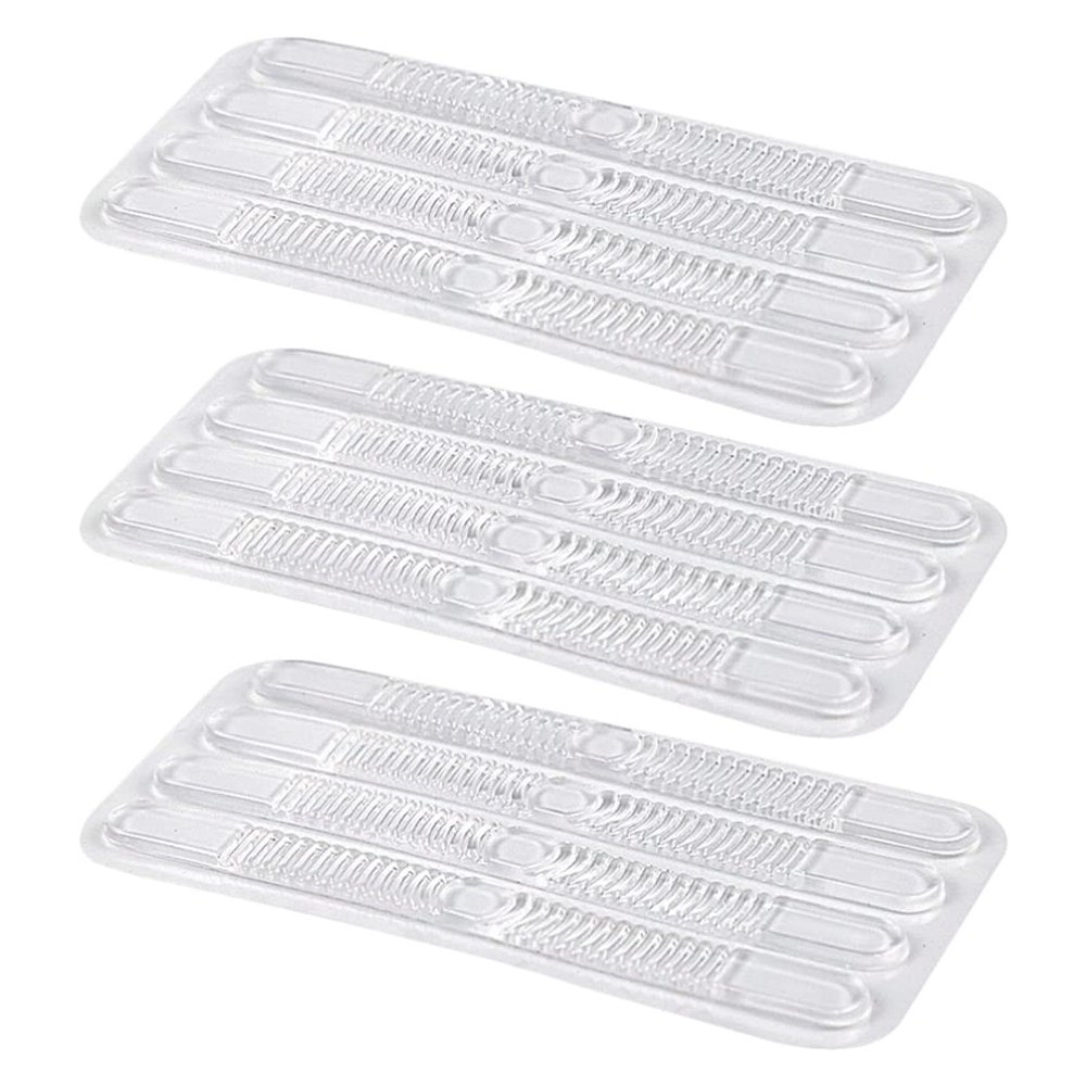 12 Pcs Heel Lift Adhesive Straps Protective Liners for Sandals Gel Heel Cushion Pads for Women's Shoes