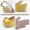 12 Pcs Heel Lift Adhesive Straps Protective Liners for Sandals Gel Heel Cushion Pads for Women's Shoes view 4