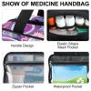 Naanle Pill Organizer Bag Travel Pill Bottle Medicine Organizer Home Storage Medication Bag for Vitamin Supplements, Traditional Paisley Flowers Empty First Aid Bag for Car Camping, 1.0 Count view 4