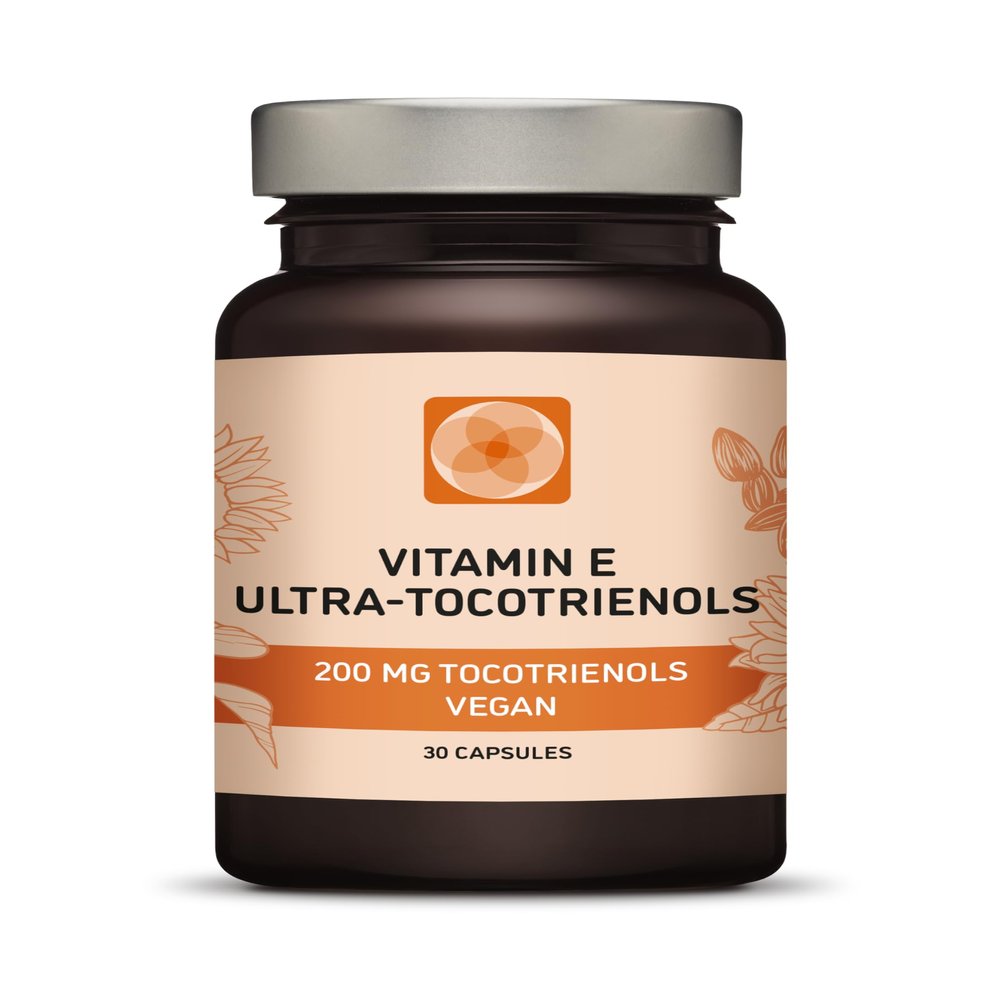 Procapsin Ultra Tocotrienol 200mg Vitamin E Vegan All 4 tocotrienols - Alpha Tocotrienol + Beta Tocotrienol + Gamma Tocotrienol + Delta Tocotrienol No Tocopherols (30)