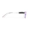 evee Kids Oval Blue Light Blocking Glasses for Boys and Girls - (June) (Transparent Crystal Purple with Matte Grey, 45mm) view 3
