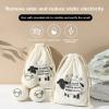 100% Natural New Zealand Dryer Balls Laundry Reusable, Wool Dryer Balls Softener, Reusable, Reduces Clothing Wrinkles and Saves Drying Time.Chemical-Free Reusable Laundry Ball 5cm (Pack of 6) view 3