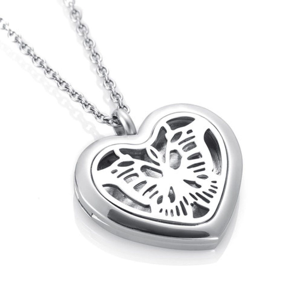 BIAIHQIE 30mm Magnetic Diffuser Pendant Necklace Perfume Locket Necklace Essential Oil Jewelry Free Pads