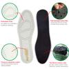 Bellcon Leather Shoes Inserts for Women Thin Leather Sole Liners for Flat Feet Nonslip Shoe Pad for Dress Shoes Thick Latex Insoles for Boots Odor Eaters, 2 Pairs/Womens 8-8.5 M US view 2