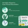 The Honey Pot Company - Herbal Sanitary Pads for Women - Heavy Flow w/Wings - Infused w/Essential Oils for Cooling Effect & Organic Cotton Cover - Feminine Care - 16 ct view 3