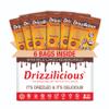 Drizzilicious Mini Flavored Rice Cakes Cookies & Cream - Rice Crisps, Healthy Snack for Adults and Kids, Vegan, Gluten Free Snack, Only 90 Calories Per 21 Pieces - 4 oz (Pack of 6) view 3