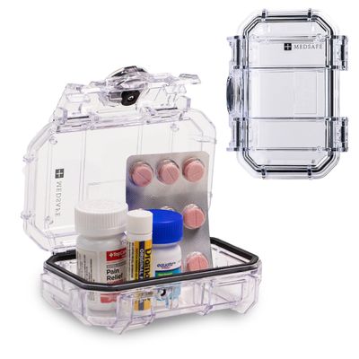 52 Personal Medical Locking Storage Container - Lockable Container for Storing Medications While On The Road Or at Home! CHILDPROOF!! NO Supplies Included (MedSafe)