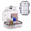 52 Personal Medical Locking Storage Container - Lockable Container for Storing Medications While On The Road Or at Home! CHILDPROOF!! NO Supplies Included (MedSafe) view 1