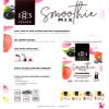 1883 Strawberry Smoothie 1L Carton, Made with real fruit, no preservatives, vegan Approved, GMO Free view 3