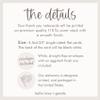 Personalized Love and Thanks Wedding Thank You Cards with Message, 5.5x4.25" Modern Greenery Flat Cards with Envelopes view 3