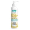 NOW Baby, Gentle Shampoo & Wash, Fragrance Free with No Artificial Fragrance, Parabens, Phthalates, Petrolatum or Sulfates, 8-Ounce view 1