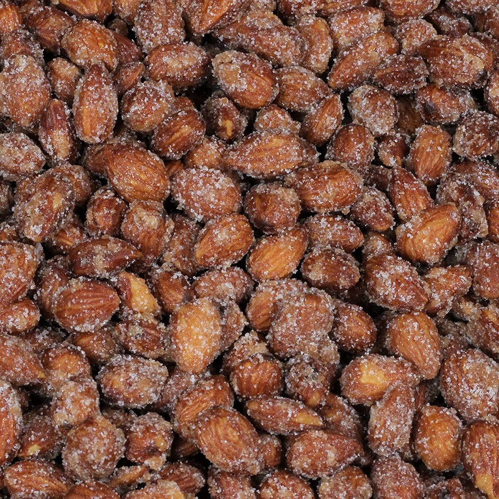 BBQ Honey Roasted Almonds by It's Delish, 10 lbs Bulk | Gourmet Almond Nuts in Honey Sugar Coating and Barbecue Seasoning, Sweet & Savory Nut Snack - Vegan, Kosher Parve