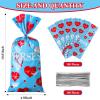 100 Pack Nurses Week Gift Bags - Bulk Candy Bags for National Nurse Day, Nursing Graduation, Doctor Theme Party Favors (Blue) view 2