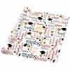 Custom Class of 2023 Wrapping Paper Sunflower Text Class of 2023 White Personalized Photo Name Wrap Papers Gift Wrap Tissue for Sister Daughter Son Ceremony Party Grade Class Celebrations 5Roll view 4