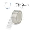 Hasefam 1000Pcs Clear Lens Edging Blocking Pads Optical Eyeglasses Transparent Oval Anti Slip Adhesive Sticker Tape Processing Polishing for Glasses Auto Edger Accessories (1.02x1.65inch) view 1