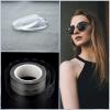 Hasefam 1000Pcs Clear Lens Edging Blocking Pads Optical Eyeglasses Transparent Oval Anti Slip Adhesive Sticker Tape Processing Polishing for Glasses Auto Edger Accessories (1.02x1.65inch) view 2