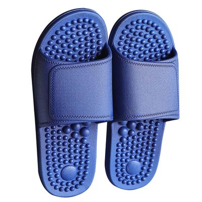 Health Foot Massage Slippers Acupressure Point Care Magnet Therapy Promoting Blood Circulation Myofascial Release Trigger Point Acupuncture Relaxation Gifts for Parents(Dark Blue,7.5-8)