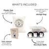 Friendsheep Wool Dryer Balls, Organic Reusable Fabric Softener Alternative for Laundry, Handmade, Fair Trade, Hypoallergenic, Eco-Friendly, Plastic-Free (3 Pack XL  Penguin) view 2