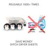 Friendsheep Wool Dryer Balls, Organic Reusable Fabric Softener Alternative for Laundry, Handmade, Fair Trade, Hypoallergenic, Eco-Friendly, Plastic-Free (3 Pack XL  Penguin) view 3