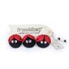 Friendsheep Wool Dryer Balls, Organic Reusable Fabric Softener Alternative for Laundry, Handmade, Fair Trade, Hypoallergenic, Eco-Friendly, Plastic-Free (3 Pack XL  Ladybug) view 1