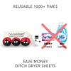 Friendsheep Wool Dryer Balls, Organic Reusable Fabric Softener Alternative for Laundry, Handmade, Fair Trade, Hypoallergenic, Eco-Friendly, Plastic-Free (3 Pack XL  Ladybug) view 3