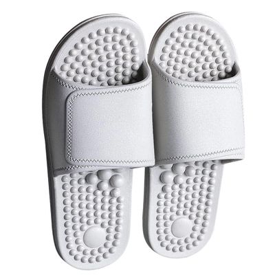 Health Foot Massage Slippers Acupressure Point Care Magnet Therapy Promoting Blood Circulation Myofascial Release Trigger Point Acupuncture Relaxation Gifts for Parents(Gray,9.5-10)
