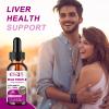 Liver Health Support Liquid, 1000mg Milk Thistle 80% Silymarin Extract & 250mg Dandelion Root Extract, Liver Cleanse Detox & Repair Fatty Liver Formula, Vegan, Non-GMO and All-Natural view 2