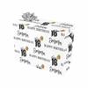 MyPupSocks Customized Best Friend Birthday All Occasion Reversible Wrapping Paper Personalized White Custom Birthday Wrapping Paper view 1