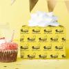 Customized School Name Grad 2023 Yellow School Colors Wrapping Paper Personalized Granddaughter Name Celebrate Your Milestone with Graduation Wrapping Paper Featuring Caps and Diplomas 5 Rolls view 4