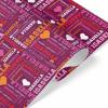 MyPupSocks Personalized Happy Birthday with Name Year Age Wrapping Paper Design for Birthday Custom Purple Personalized Wrapping Paper to Add Some Extra Charm to Your Birthday Gifts 5 Rolls view 3
