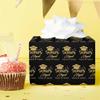 MyPupSocks Custom Senior 2023 Gold and Black Class of 2023 Wrapping Paper Personalized Girlfriend Name Personalized Graduation Wrapping Paper with Your Grad's School and Year 5 Rolls view 4