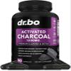 Activated Charcoal Capsules Cleanse Detox - 1200mg Organic Coconut Charcoal Pills for Stomach Gas and Bloating Relief for Men Women Kids - Active Capsules Powder Binder Activated Supplements for Gut view 1