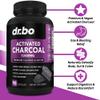 Activated Charcoal Capsules Cleanse Detox - 1200mg Organic Coconut Charcoal Pills for Stomach Gas and Bloating Relief for Men Women Kids - Active Capsules Powder Binder Activated Supplements for Gut view 2