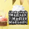MyPupSocks Custom Mom Dad Name Wrapping Paper Design for Christmas Black Wrapping Paper Roll 3 Rolls view 4