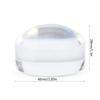 Acrylic Glass Dome Magnifier 2 Inch 8X Reading Magnifying Glass Paperweight Magnifier, Optical Half Ball Lens for Reading Books, Map, Newspaper and Magazine view 3