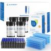 Blood Glucose Test Strips Set, 200 Test Strips & 200 Blood Lancets, Only Work with Glucoracy G-425-2/G-425 Blood Sugar Monitor, Self Diabetes Blood Glucose Home Monitoring, No Coding Required view 1