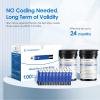 Blood Glucose Test Strips Set, 200 Test Strips & 200 Blood Lancets, Only Work with Glucoracy G-425-2/G-425 Blood Sugar Monitor, Self Diabetes Blood Glucose Home Monitoring, No Coding Required view 4