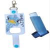 Bow Wow Pet Wear Ostrich wheezy Inhaler Holder Key chain Key Fob view 1