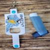 Bow Wow Pet Wear Ostrich wheezy Inhaler Holder Key chain Key Fob view 2