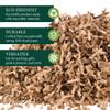 Arcadia Garden Products Confetti Cut Kraft Paper Shred Filler, Recyclable Packing for Packaging, Shipping, Moving, Cushioning, Gift Baskets, Gift Wrapping, Holidays, and Crafts, 2 lb view 3