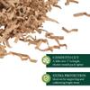 Arcadia Garden Products Confetti Cut Kraft Paper Shred Filler, Recyclable Packing for Packaging, Shipping, Moving, Cushioning, Gift Baskets, Gift Wrapping, Holidays, and Crafts, 2 lb view 4