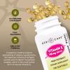 GeriCare High-Potency Vitamin E Capsules  400 IU for Skin & Immune Support, 180mg | 100 Count | Organic Vitamin E for Women and Men view 3
