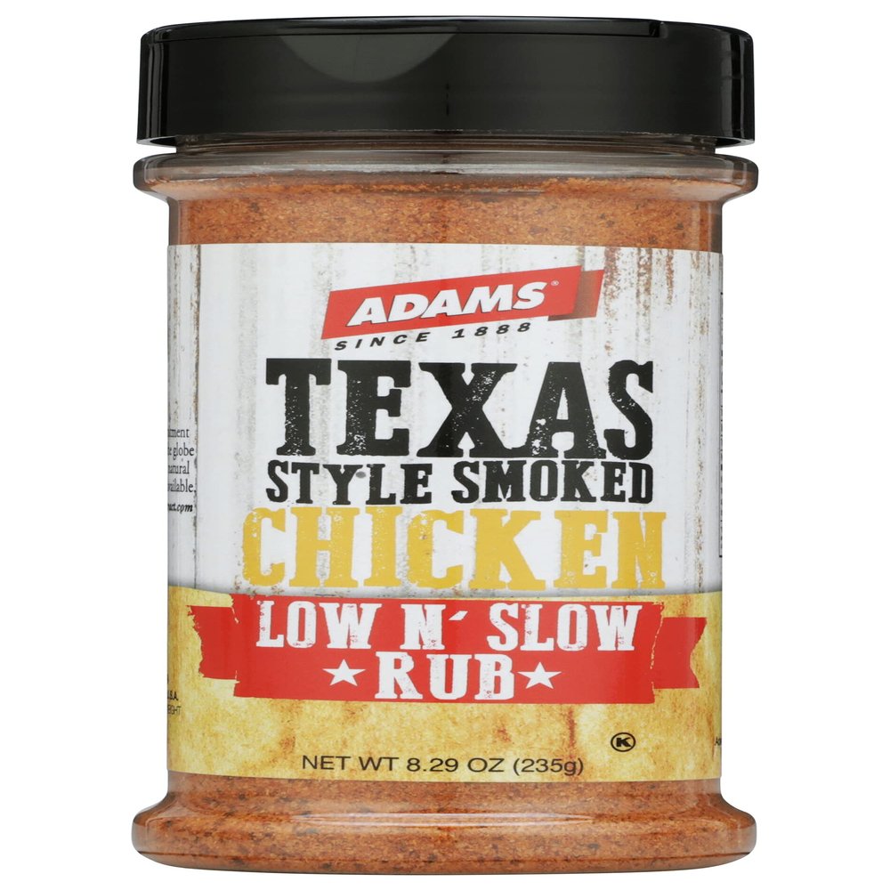Adams Texas Style Smoked Chicken Low N Slow Rub, 8.29 oz (Pack of 1)